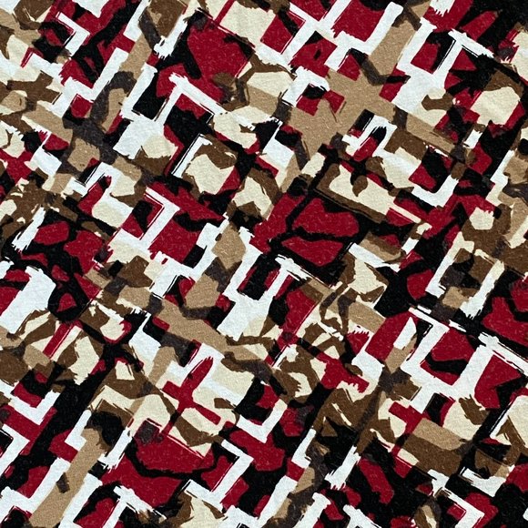 - J. Jill Loose Blouse Printed 3/4 Sleeved Top Stretchy Flowy SMALL     - J49 - Picture 5 of 7